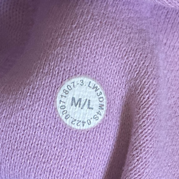 Lululemon Oversized Half Zip Scuba Hoodie Size ML in Pink - Picture 8 of 10